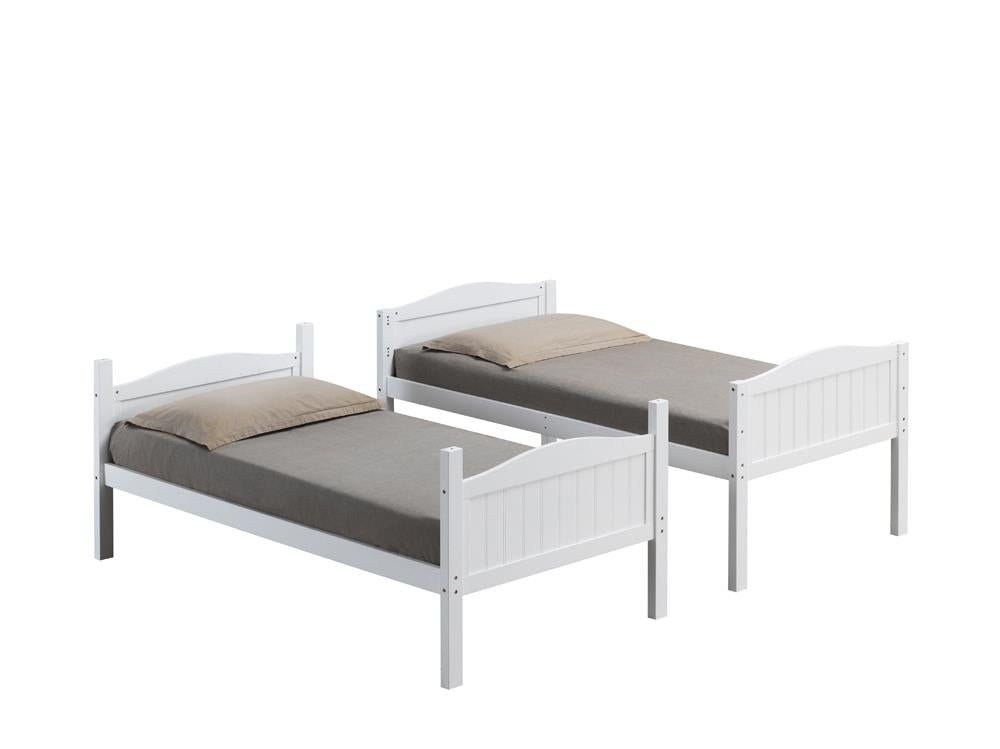 Littleton - Arlo Twin/Twin Bunk Bed with Ladder White
