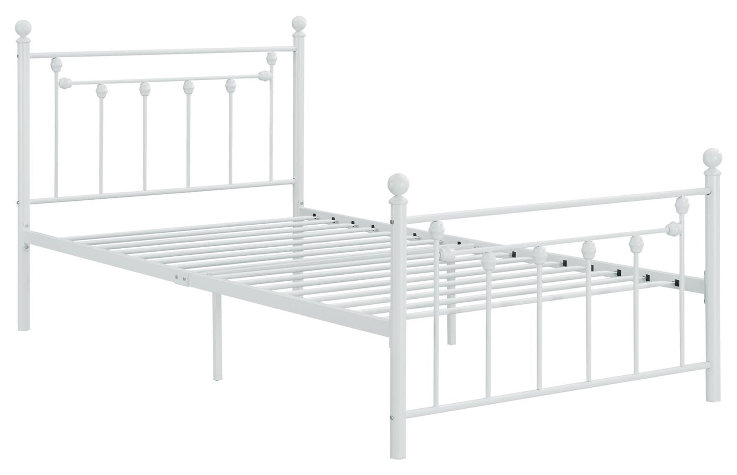 Canon - Canon Metal Slatted Headboard Platform Bed