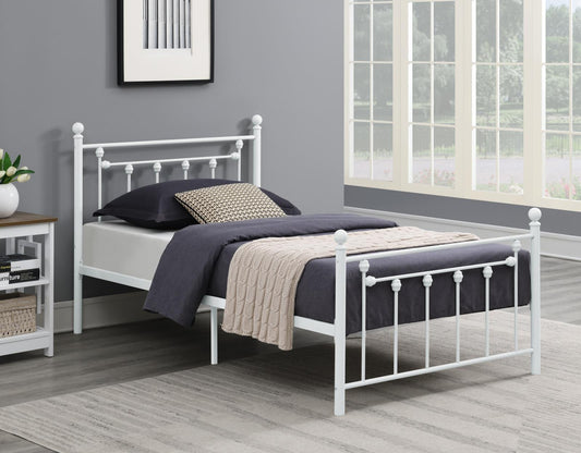Canon - Canon Metal Slatted Headboard Platform Bed
