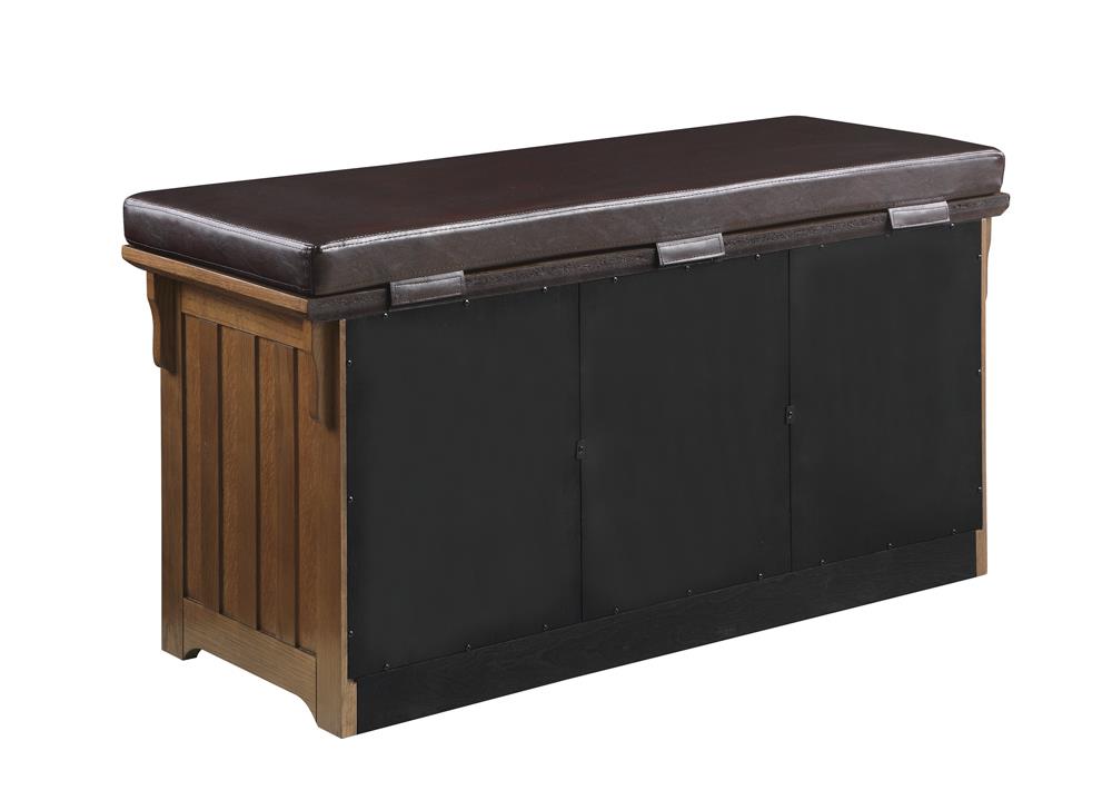 Yaretzi - 42" 3-drawer Storage Bench Brown