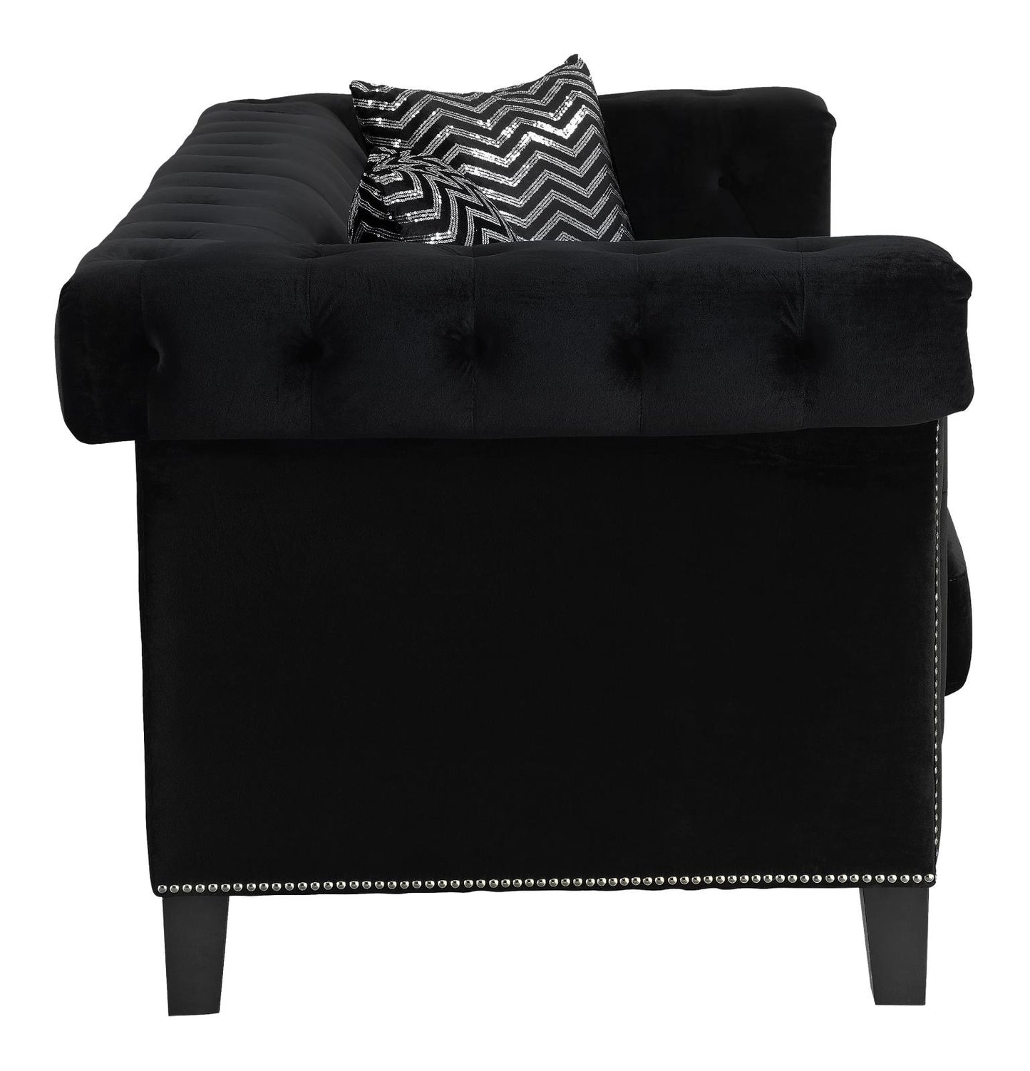 Reventlow - Reventlow Tufted Sofa Black