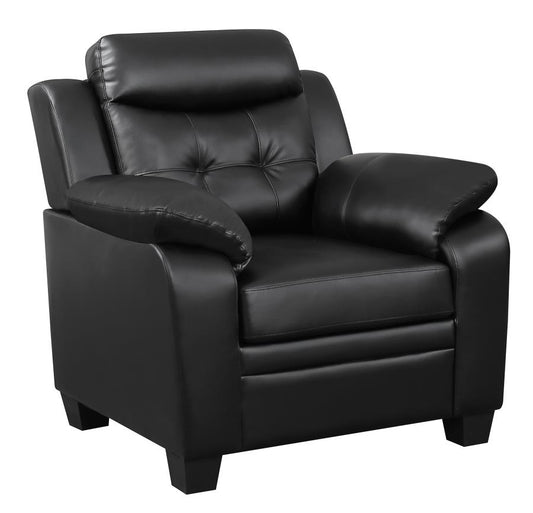 Finley - Finley Tufted Upholstered Chair Black