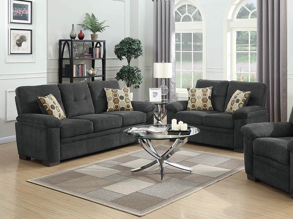 Fairbairn - Fairbairn Upholstered Tufted Living Room Set
