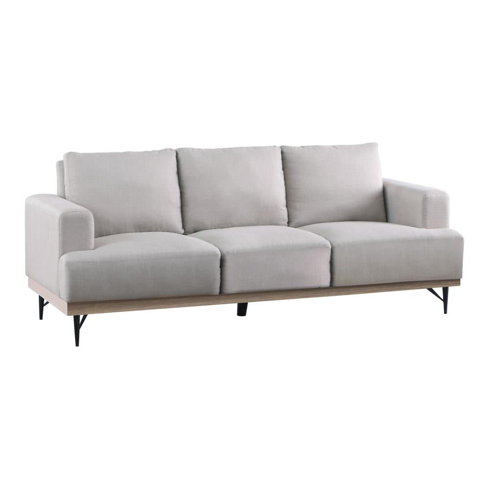 Kester - Kester Recessed Track Arm Sofa Beige