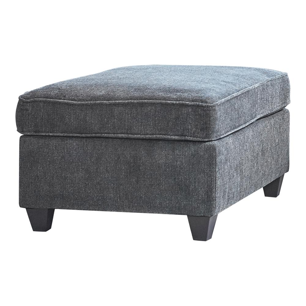 Mccord - Mccord Upholstered Ottoman Dark Grey
