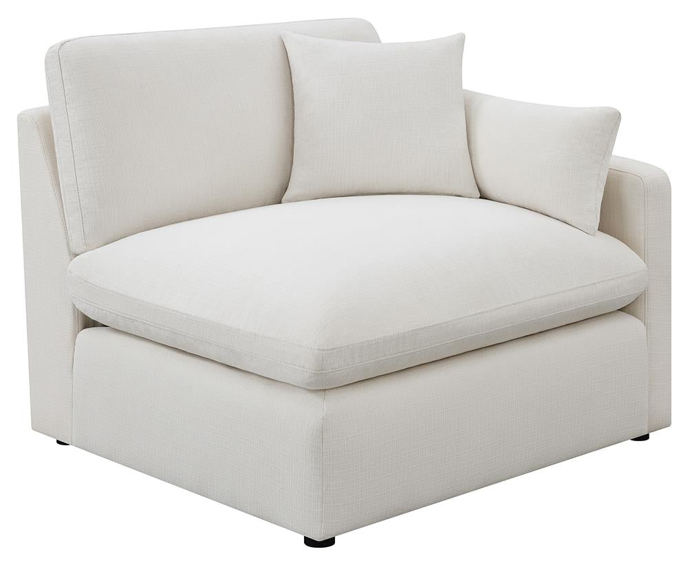 Hobson - Hobson Sloped Track Arms RAF Chair Off-White
