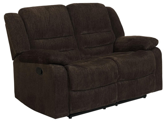Gordon - Gordon Pillow Top Arm Motion Loveseat Chocolate