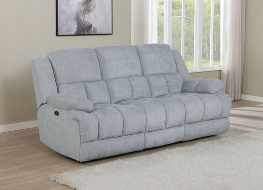 Waterbury - Waterbury Upholstered Power Sofa Grey