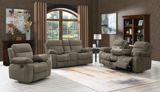 Myleene - Myleene Upholstered Tufted Living Room Set Mocha