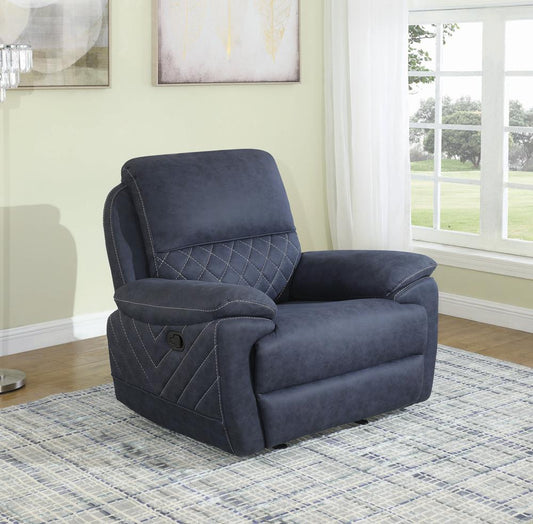 Variel - Variel Glider Recliner Blue
