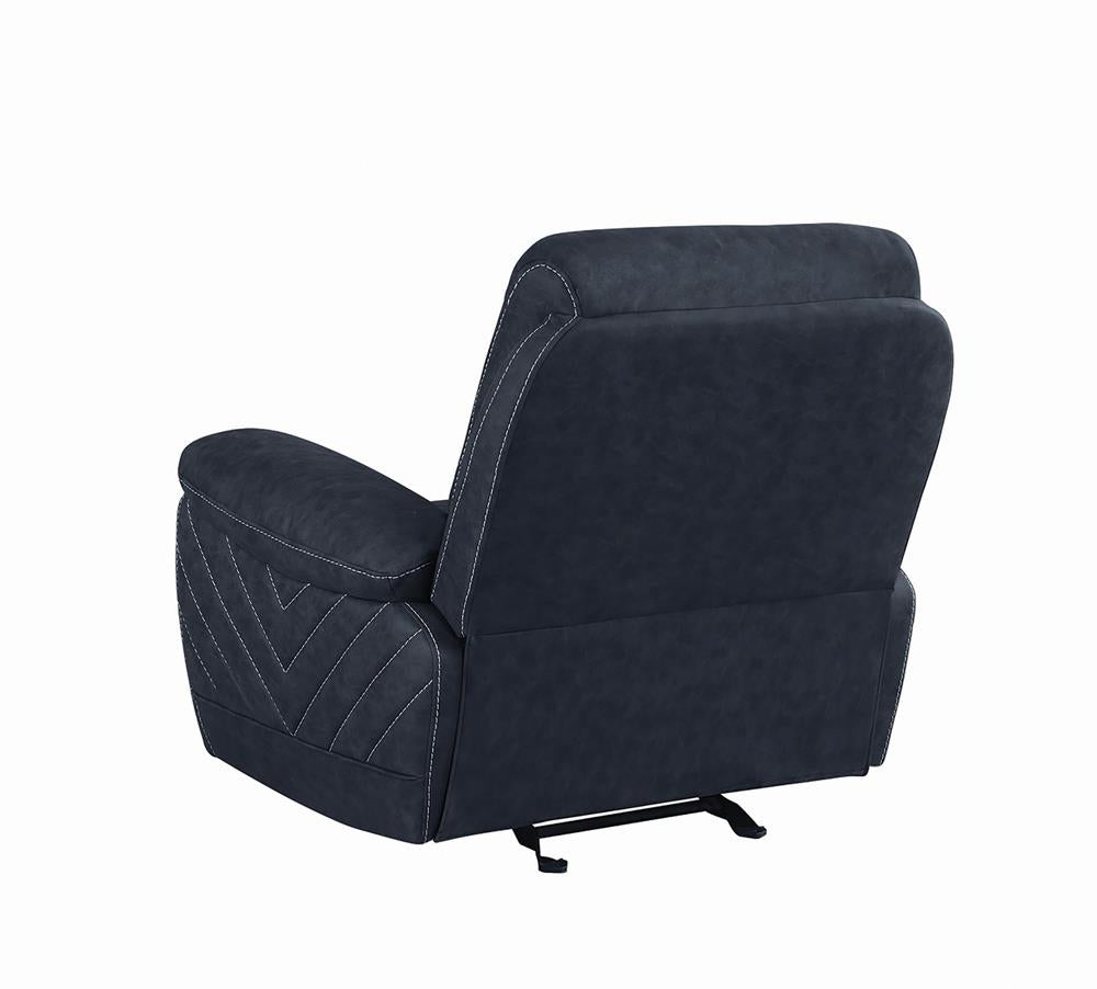 Variel - Variel Glider Recliner Blue