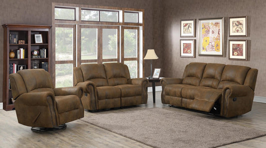 Sir Rawlinson - Sir Rawlinson Upholstered Living Room Set Buckskin Brown