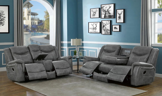 Conrad - Conrad 2-piece Living Room Set Grey