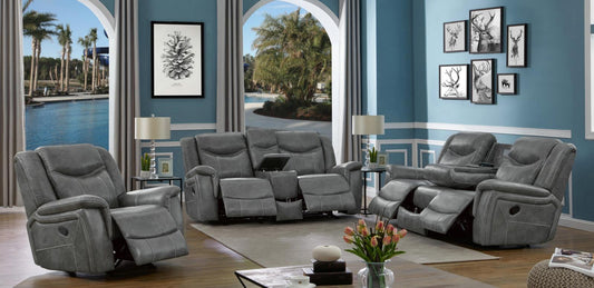 Conrad - Conrad 3-piece Living Room Set Grey