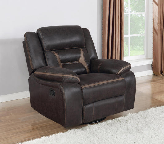Greer - Greer Upholstered Tufted Back Glider Recliner