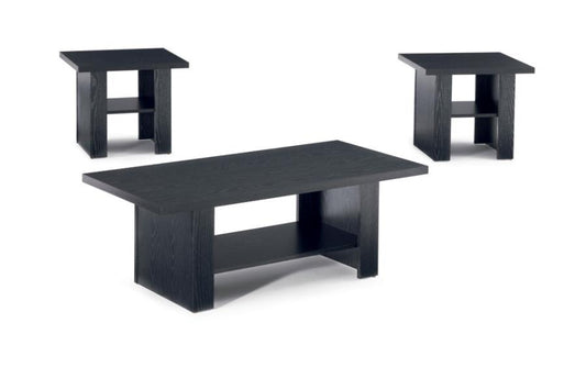 Rodez - Rodez 3-piece Occasional Table Set Black Oak