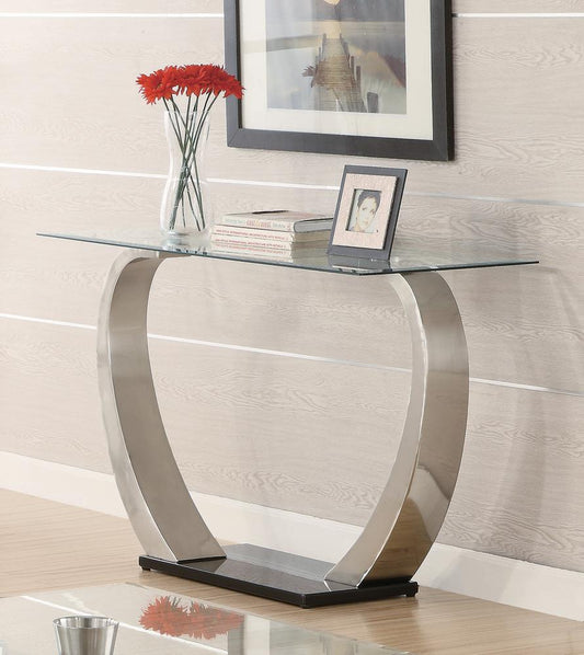 Pruitt - Pruitt Rectangular Sofa Table Satin