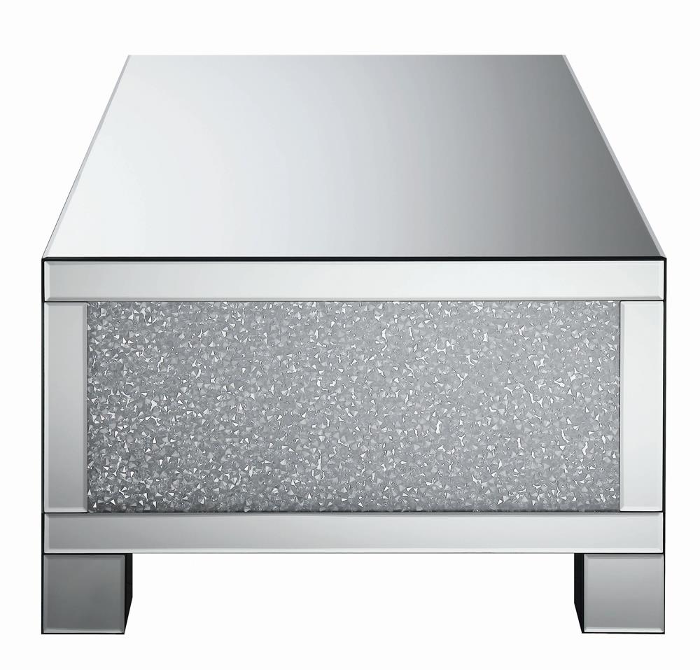 Gillian - Gillian Rectangular Coffee Table Clear Mirror