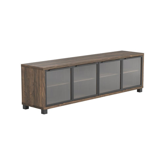 Westfield - Westfield 4-door TV Console Aged Walnut