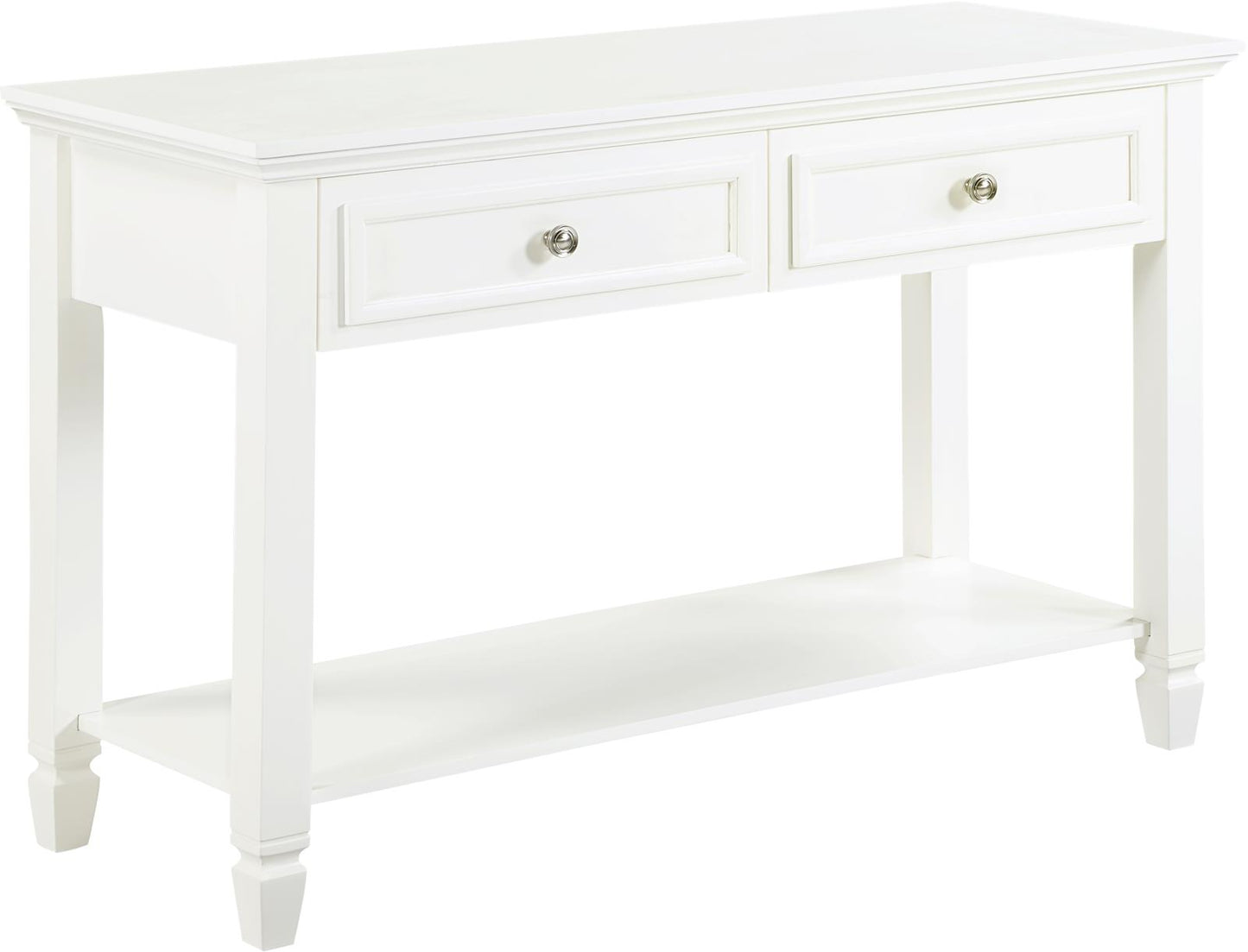 Nora - Rectangular 2-drawer Sofa Table Buttermilk
