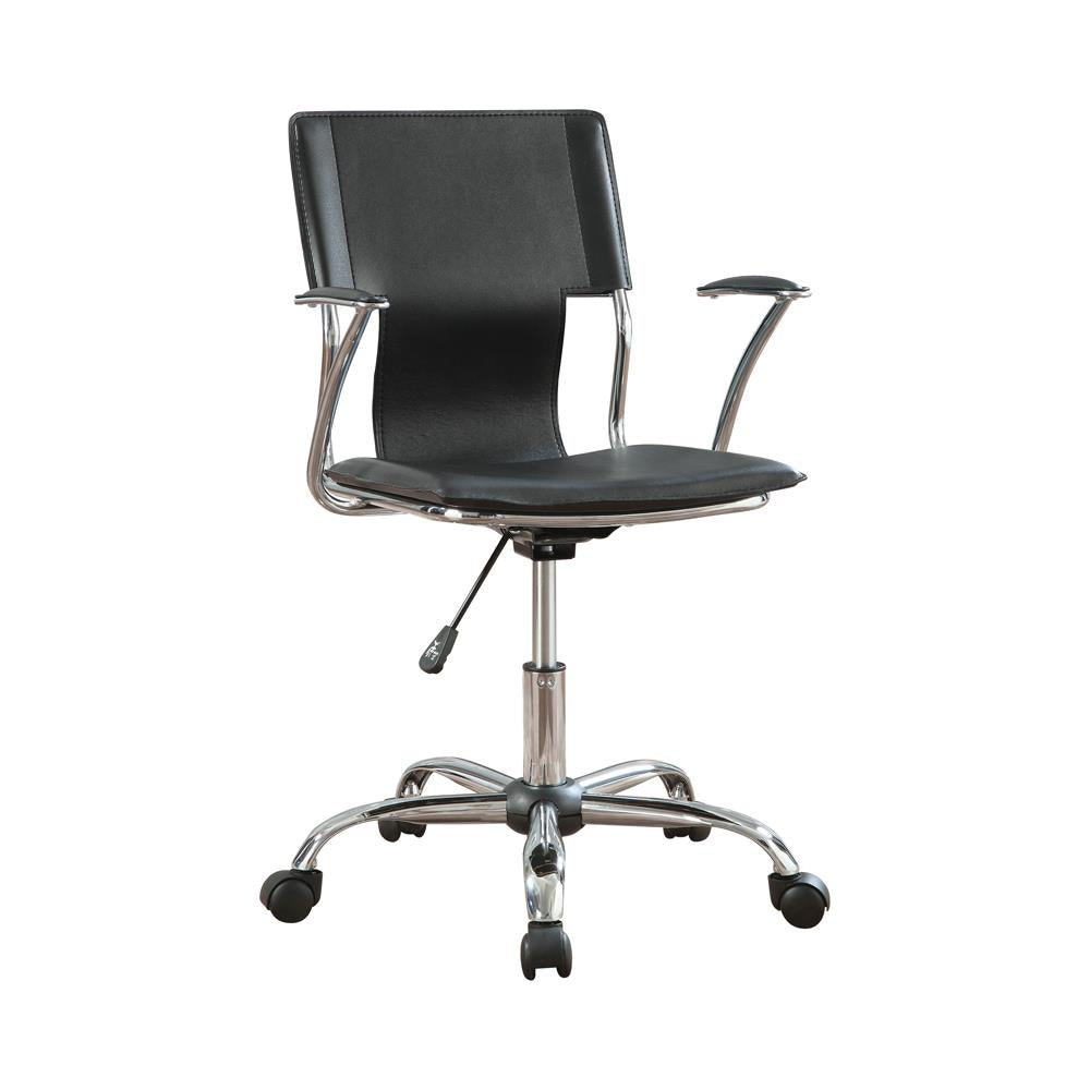 Himari - Himari Adjustable Height Office Chair Black and Chrome