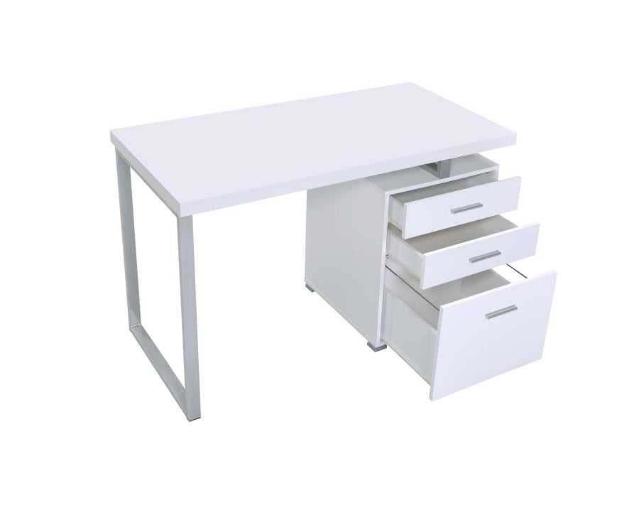 Brennan - Brennan 3-drawer Office Desk White
