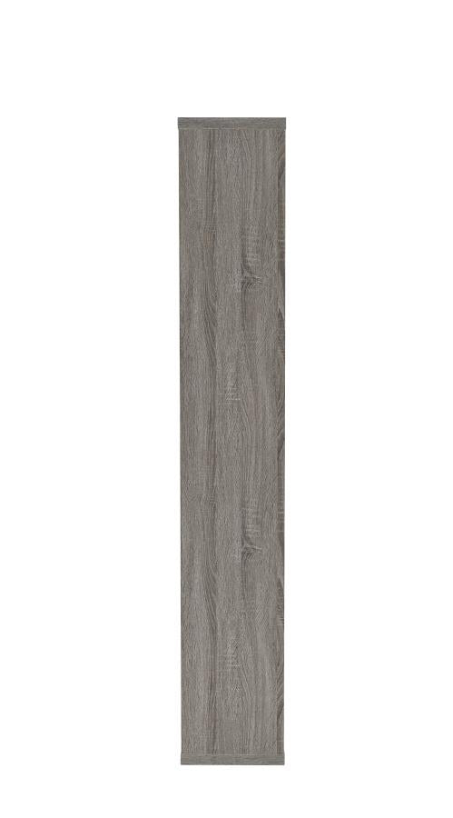 Howie - Howie 10-shelf Bookcase Weathered Grey