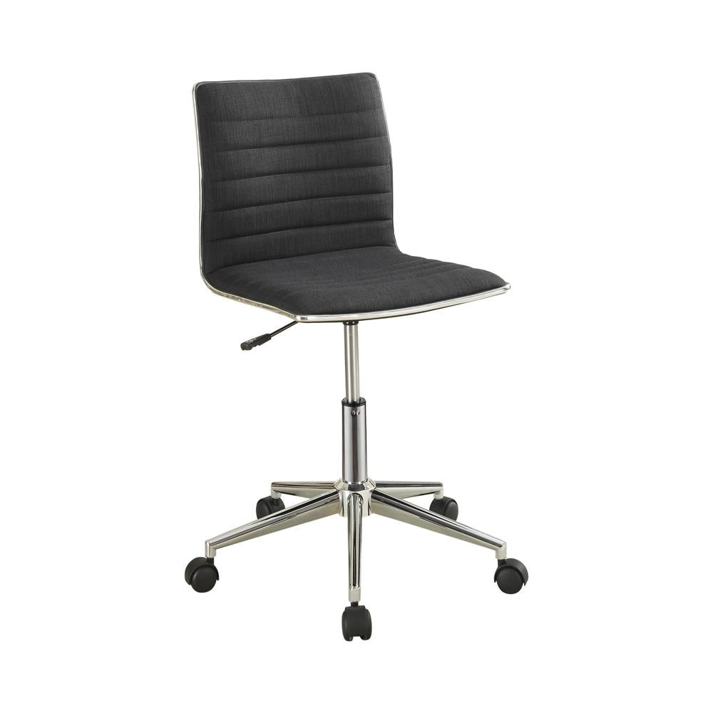 Chryses - Chryses Adjustable Height Office Chair Black and Chrome