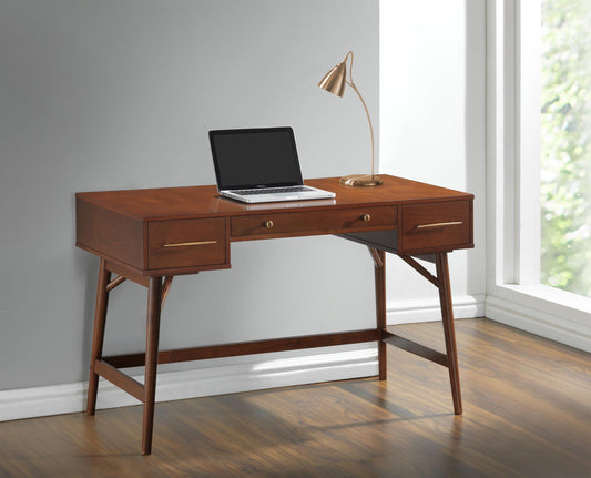Mugga - Mugga 3-drawer Writing Desk Walnut