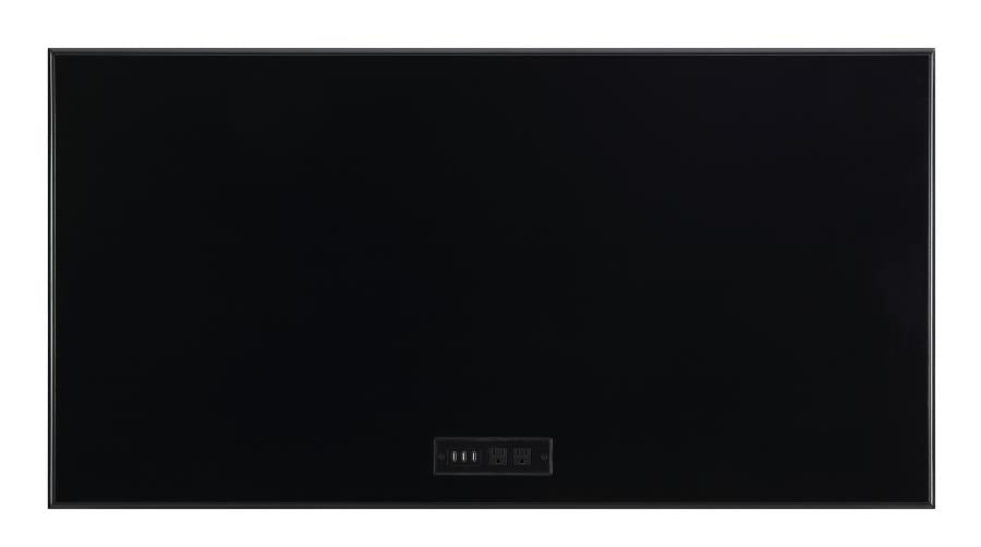 Constance - Constance Writing Desk with Power Outlet Black