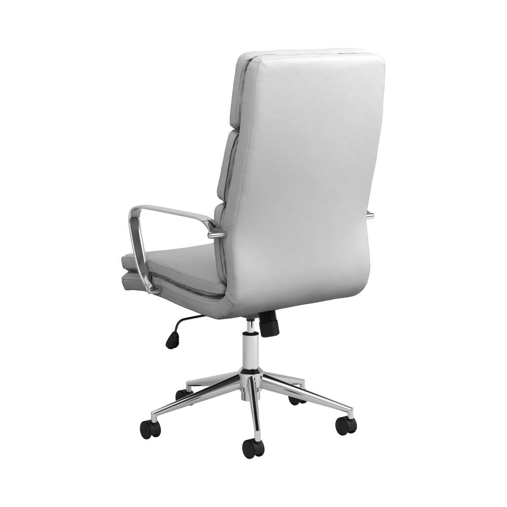Ximena - Ximena High Back Upholstered Office Chair White