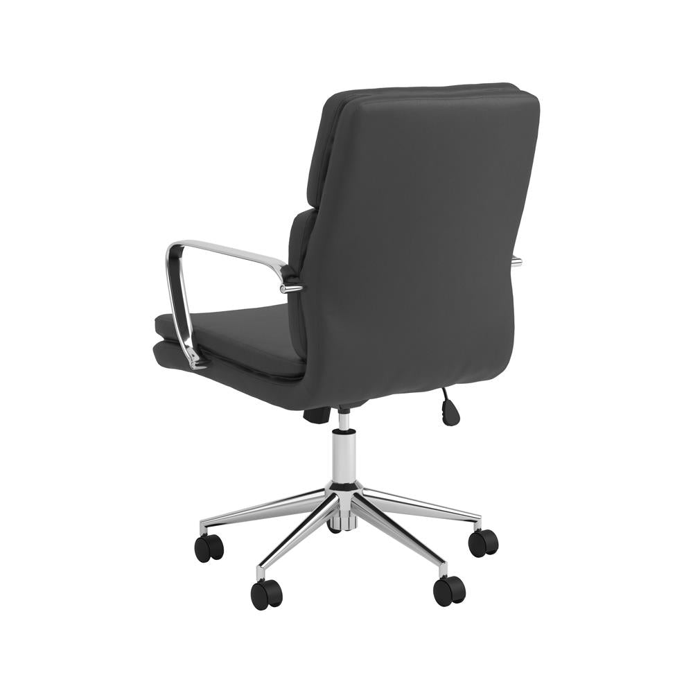Ximena - Ximena Standard Back Upholstered Office Chair Black