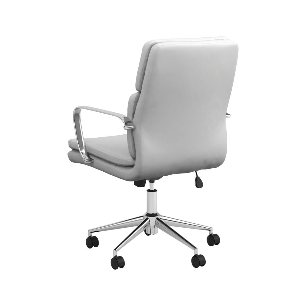Ximena - Ximena Standard Back Upholstered Office Chair White