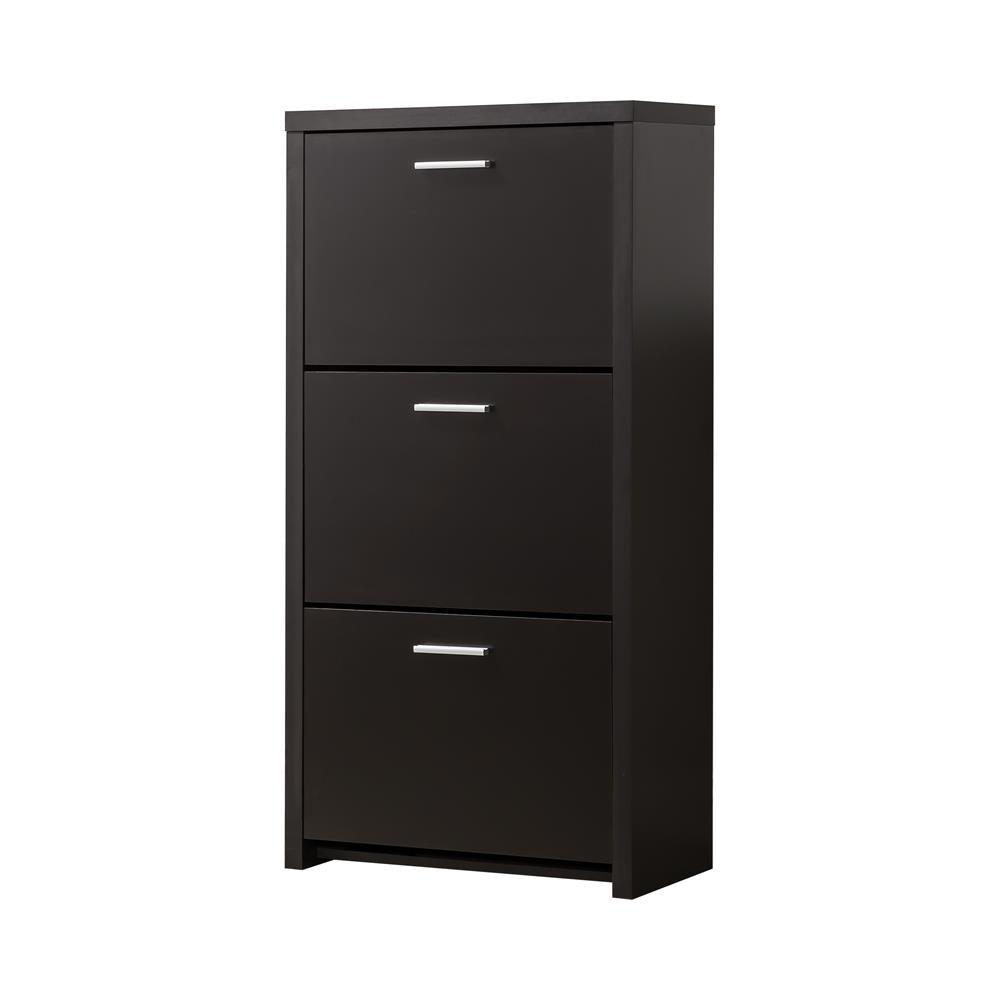 Vivian - Vivian 3-drawer Shoe Cabinet Black