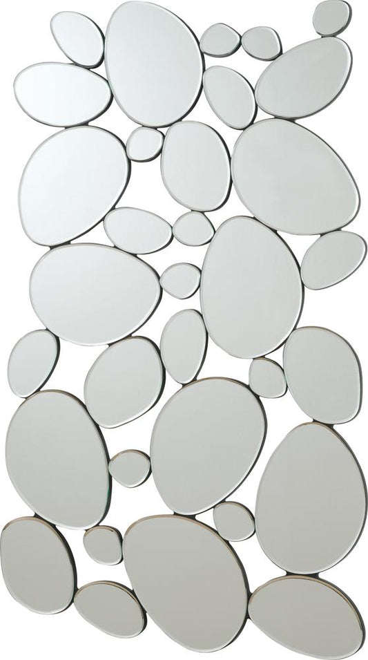 Topher - Topher Pebble-Shaped Decorative Mirror Silver