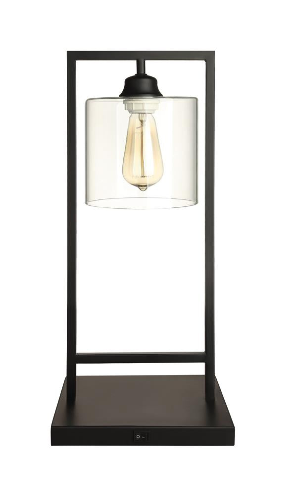 Shoto - Shoto Glass Shade Table Lamp Black