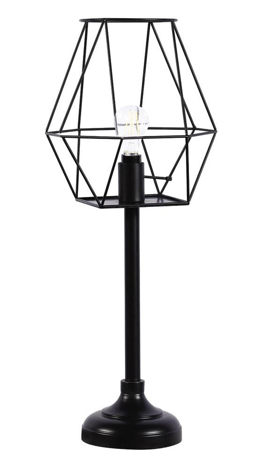 Mariya - Mariya Metal Open Shade Table Lamp Black