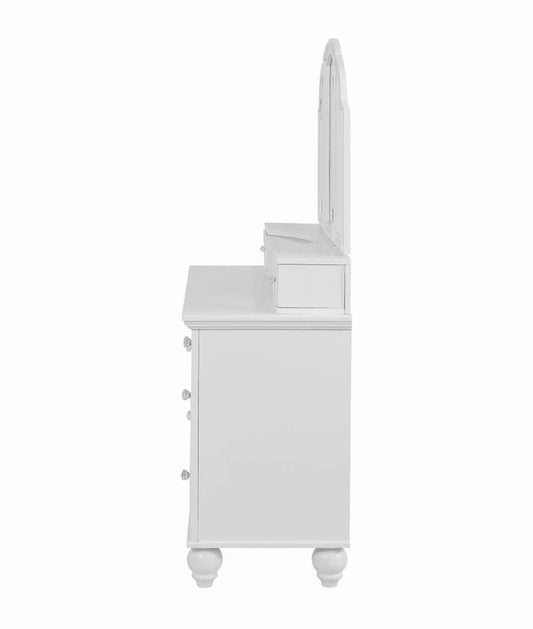 Reinhart - Reinhart 2-piece Vanity Set White and Beige