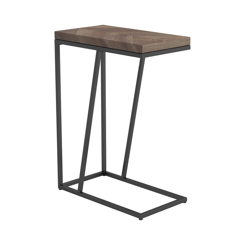 Sergio - Sergio Chevron Rectangular Accent Table Tobacco