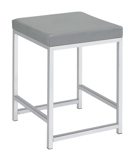 Umbridge - Umbridge Upholstered Square Padded Cushion Vanity Stool