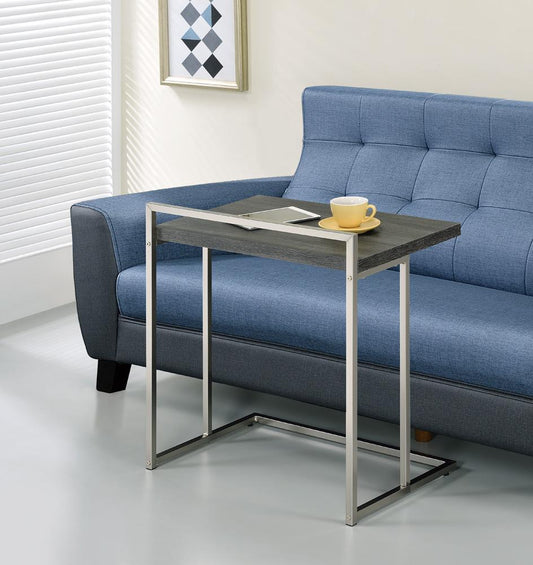 Dani - Dani Rectangular Snack Table with Metal Base