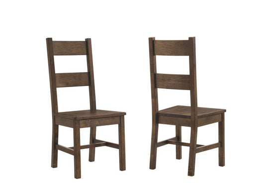 Coleman - Coleman Dining Side Chairs Rustic Golden Brown (Set of 2)