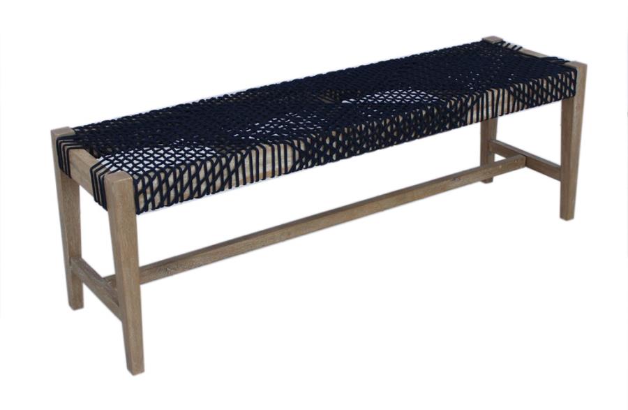Nakia - Nakia Rectangular Cross Woven Bench