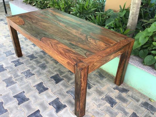 Keats - Keats Rectangular Dining Table Warm Chestnut