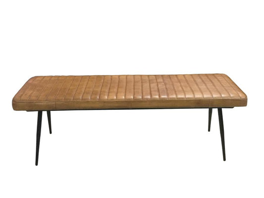 Misty - Misty Cushion Side Bench Camel and Black