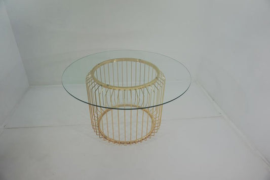 Veena - Veena Round Dining Table Base Chrome