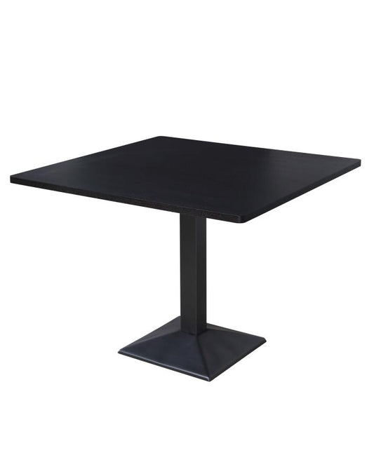Moxee - Moxee Square Dining Table Espresso and Gunmetal