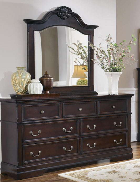 Cambridge - Cambridge Carved Mirror Cappuccino