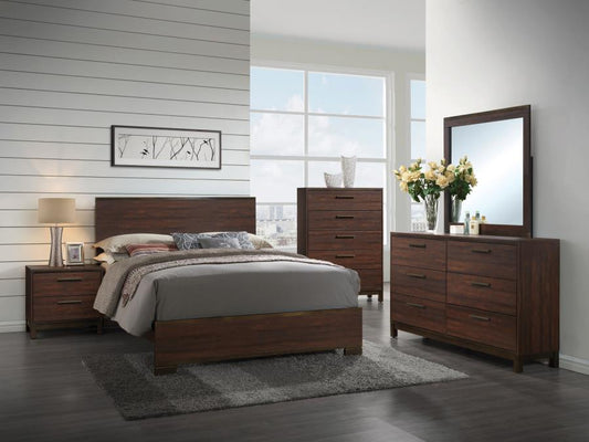 Edmonton - Edmonton Bedroom Set Rustic Tobacco and Dark Bronze