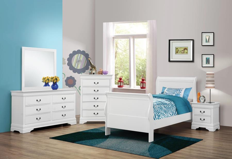 Louis Philippe - Louis Philippe Bedroom Set with Sleigh Headboard